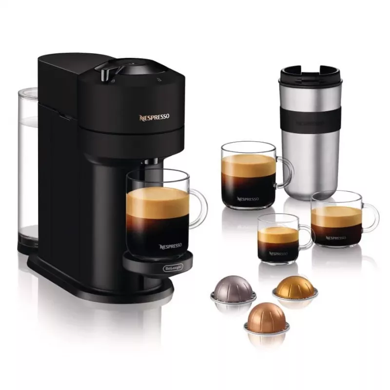 De’Longhi Nespresso Vertuo Next kapsulinis kavos aparatas – matinė juoda