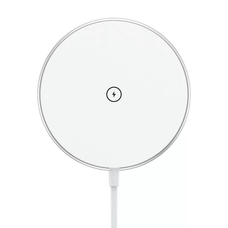 Belaidis magnetinis įkroviklis CHOETECH T580 15W baltas — magnetinis Qi belaidžio įkrovimo kilimėlis
