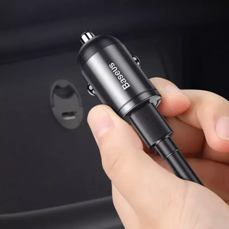 Sieninis įkroviklis Baseus VCHX-B0G 30W su QC4.0 ir PD3.0 palaikymu