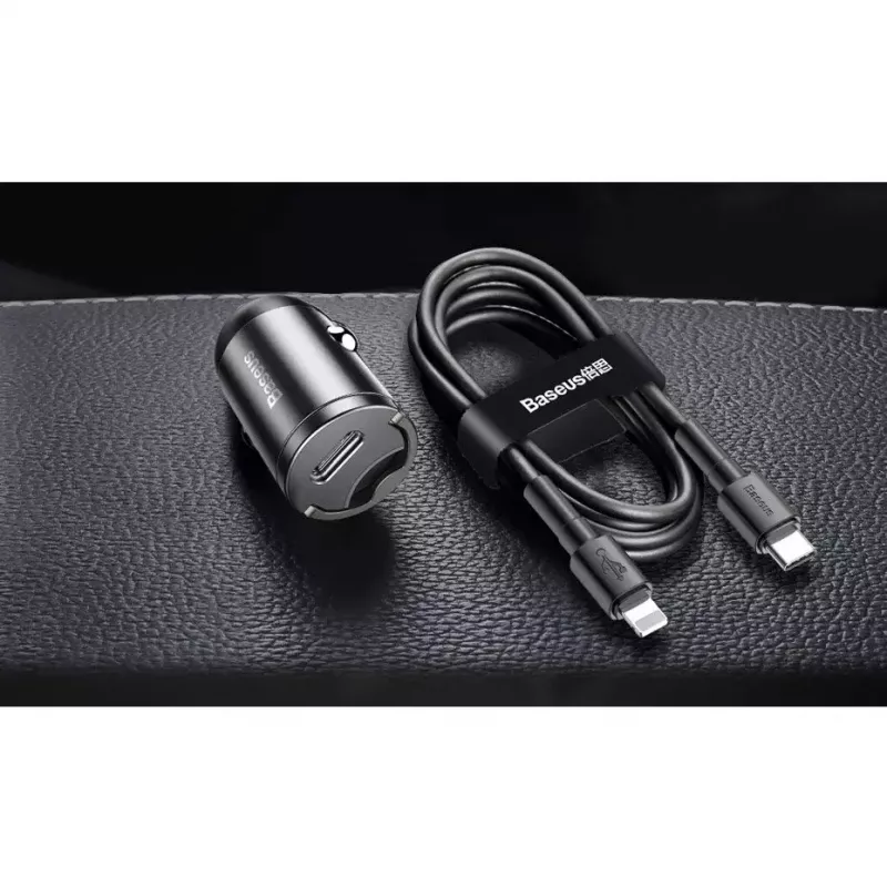 Sieninis įkroviklis Baseus VCHX-B0G 30W su QC4.0 ir PD3.0 palaikymu