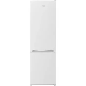 Laisvai stovintis šaldytuvas BEKO RCSA300K40WN, 291 L bendra talpa (204 L šaldytuvas, 87 L šaldiklis), E klasė, reversinės durys, LED, 181,3 cm, baltas