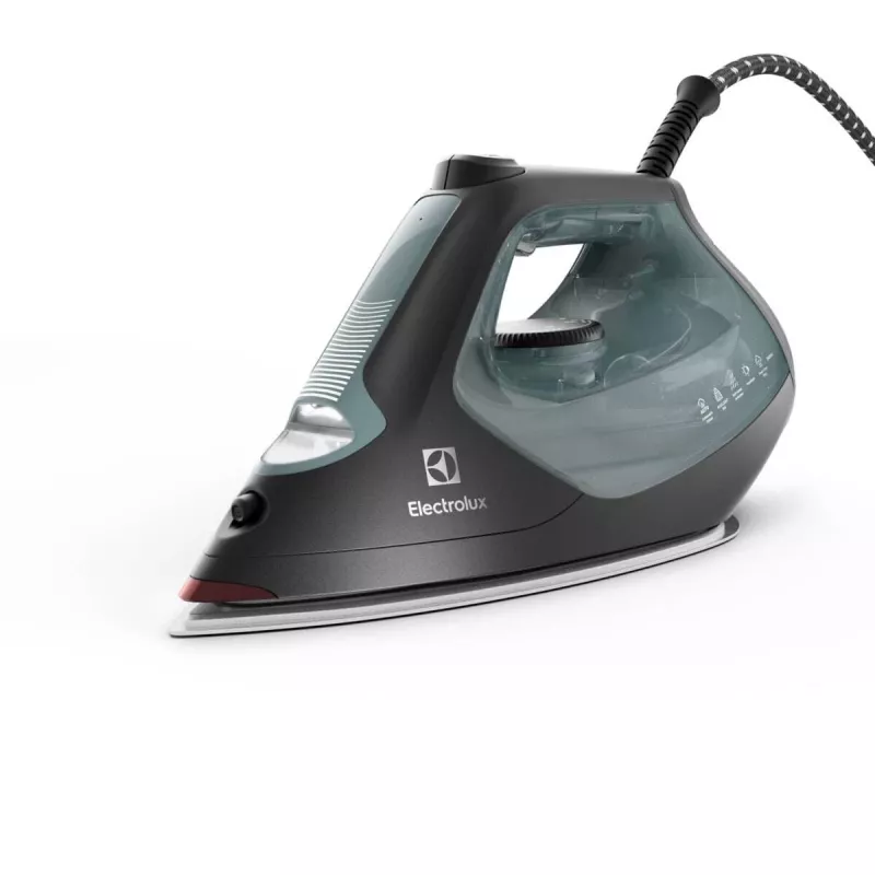Electrolux E7SI2-6OG garinis lygintuvas RESILIUM padas 2600 W juoda, tamsiai žalia