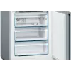 Bosch Serie 4 KGN49XLEA šaldytuvas-šaldiklis, laisvai pastatomas, 438 L, nerūdijantis plienas