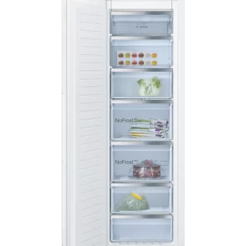 Bosch Serie 4 GIN81VEE0 šaldiklis Vertikalusis šaldiklis Įmontuojamas 212 L