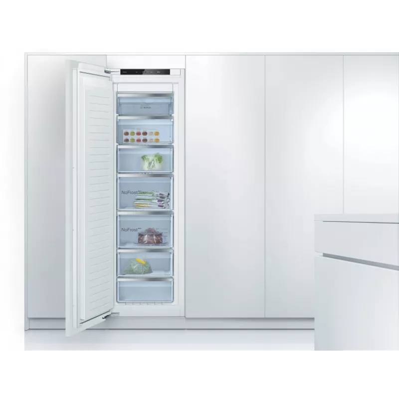 Bosch Serie 4 GIN81VEE0 šaldiklis Vertikalusis šaldiklis Įmontuojamas 212 L