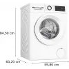 Bosch Serie 6 WGG242Z2SN skalbyklė priekinio įkrovimo 9 kg 1200 aps./min. Balta