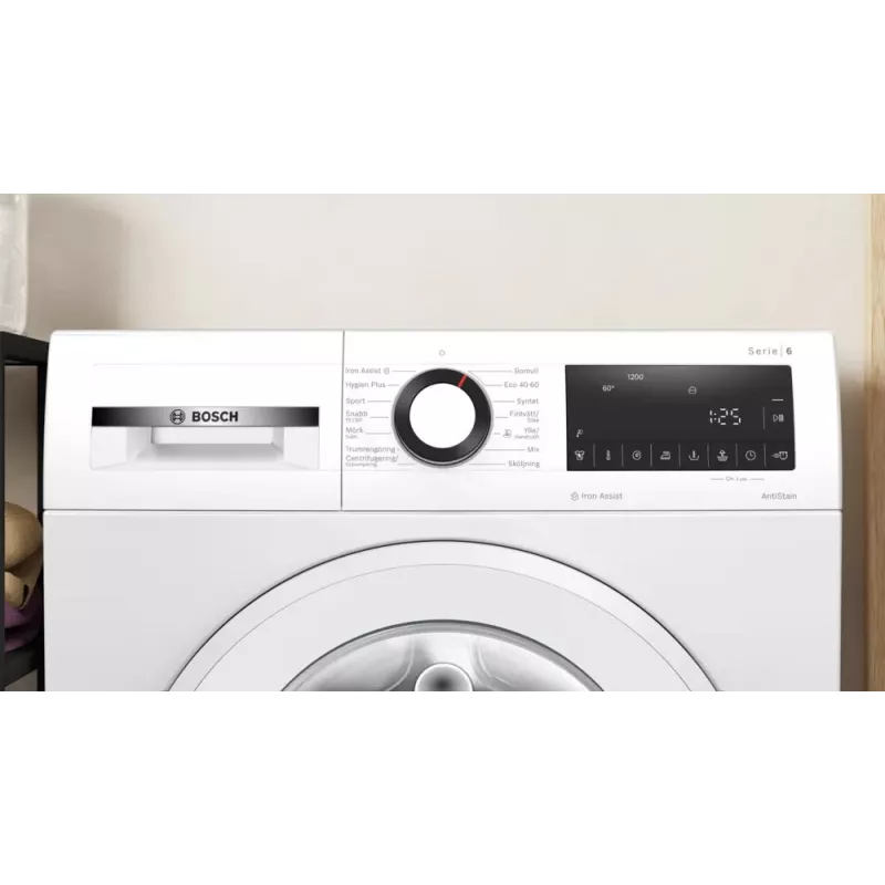 Bosch Serie 6 WGG242Z2SN skalbyklė priekinio įkrovimo 9 kg 1200 aps./min. Balta