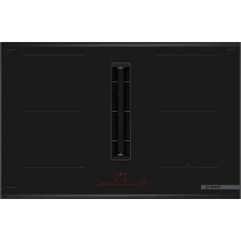 Bosch Serie 6 PVQ895H26E kaitlentė juoda įmontuojama 80 cm zoninė indukcinė kaitlentė 4 zonos (-ų) įmontuotas gartraukis