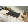 Bosch Serie 6 PVQ895H26E kaitlentė juoda įmontuojama 80 cm zoninė indukcinė kaitlentė 4 zonos (-ų) įmontuotas gartraukis