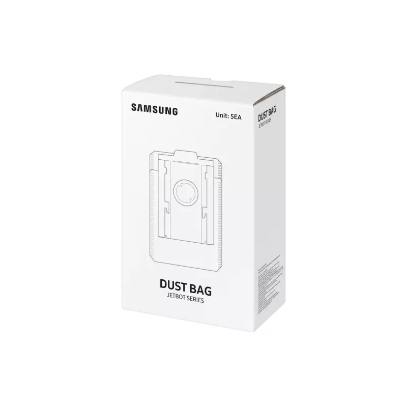 Dulkių maišelis Samsung VCA-RDB95 robotui dulkių siurbliui Baltos 5 vnt.