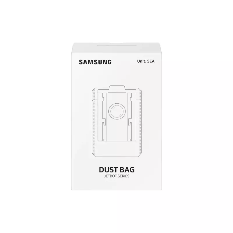 Dulkių maišelis Samsung VCA-RDB95 robotui dulkių siurbliui Baltos 5 vnt.