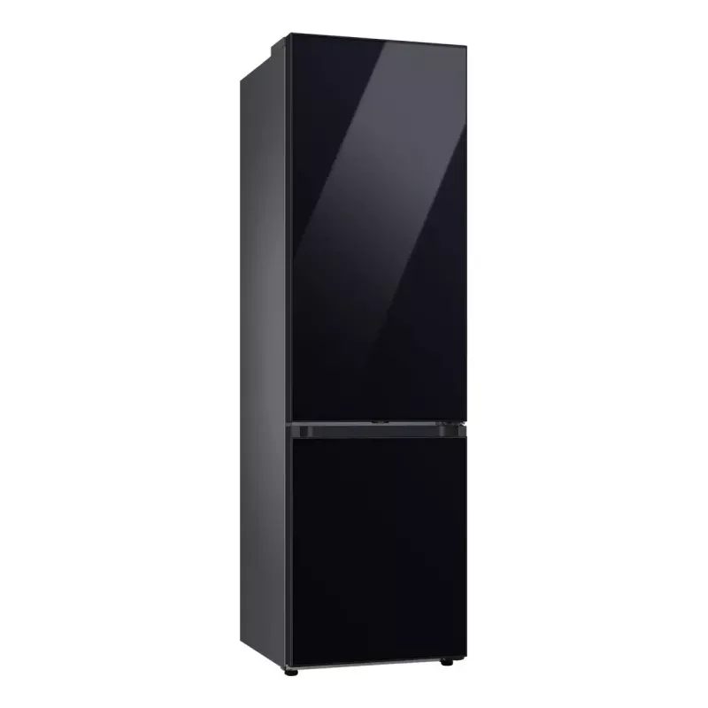 Laisvai stovintis šaldytuvas Samsung RB38C6B2E22 su No Frost, dešininis vyris, 35 dB, energijos klasė E, 8 kg/24h užšaldymas, 4 lentynos, 2 daržovių stalčiai, juodas