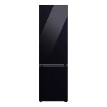Laisvai stovintis šaldytuvas Samsung RB38C6B2E22 su No Frost, dešininis vyris, 35 dB, energijos klasė E, 8 kg/24h užšaldymas, 4 lentynos, 2 daržovių stalčiai, juodas