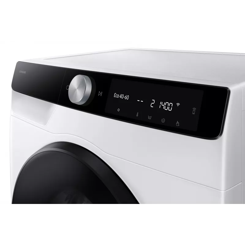 Samsung WD90DG6G94BKU4 skalbyklė-džiovyklė Laisvai pastatoma Įkraunama iš priekio Balta