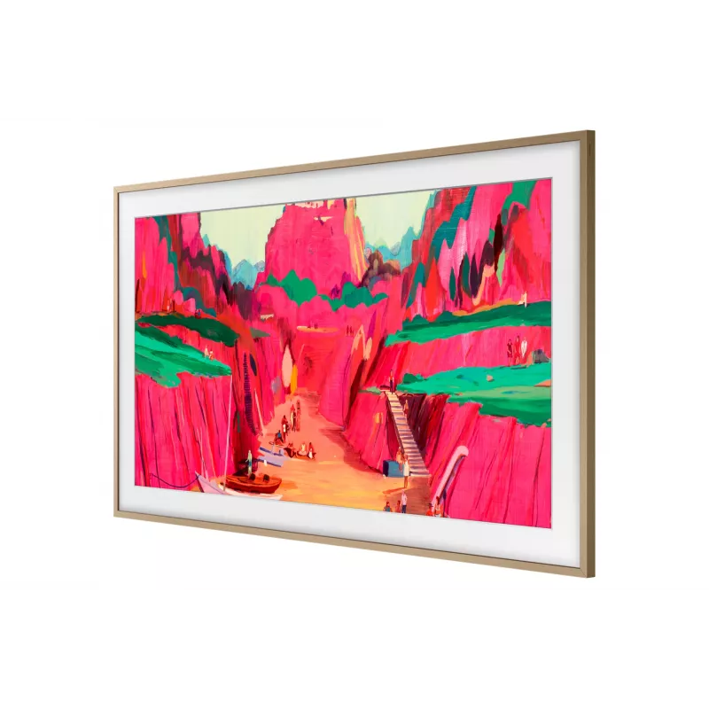 Samsung 65 inch Customisable Frame White Bezel (2025) - Teak, Frame, Smėlio, 165,1 cm (65 coliai), 165,1 cm (65 coliai), Samsung, LS03F