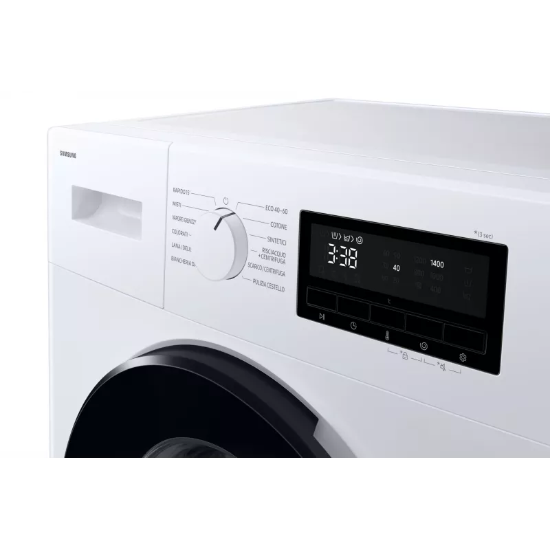 Samsung WW80FG3M05AWLF skalbimo mašina Pakraunama iš priekio 8 kg 1400 RPM Balta