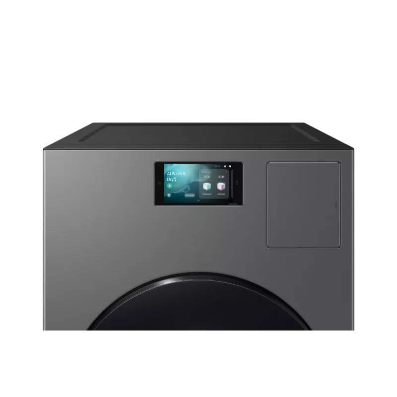 Samsung WD18DB8995BZ skalbyklė-džiovyklė, laisvai pastatoma, su priekiniu įkrovimu, nerūdijančio plieno, A