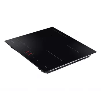 Įmontuojama Samsung NZ8500BM juoda zoninė indukcinė kaitlentė, 4 zonos, liečiamasis valdymas, priekyje esantys valdikliai, 590×520×48 mm