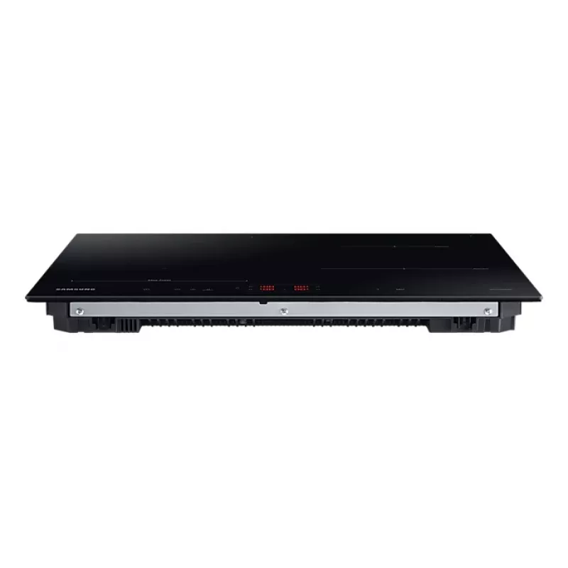 Įmontuojama Samsung NZ8500BM juoda zoninė indukcinė kaitlentė, 4 zonos, liečiamasis valdymas, priekyje esantys valdikliai, 590×520×48 mm