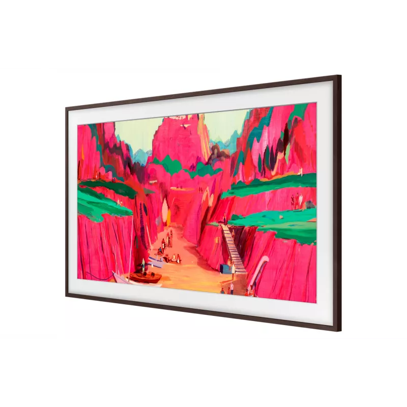Samsung 65” Customisable Frame White Bezel (2025) - Phantom Brown