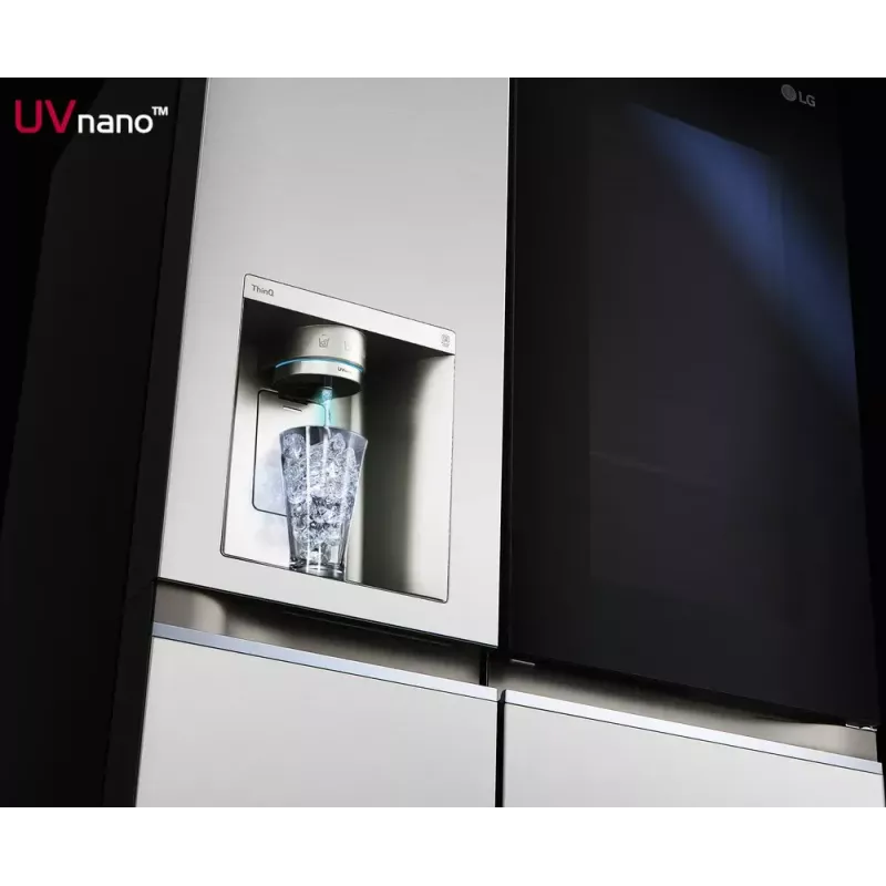 Amerikietiškas šaldytuvas LG InstaView™ ThinQ™ GSXV90MCAE 635 L