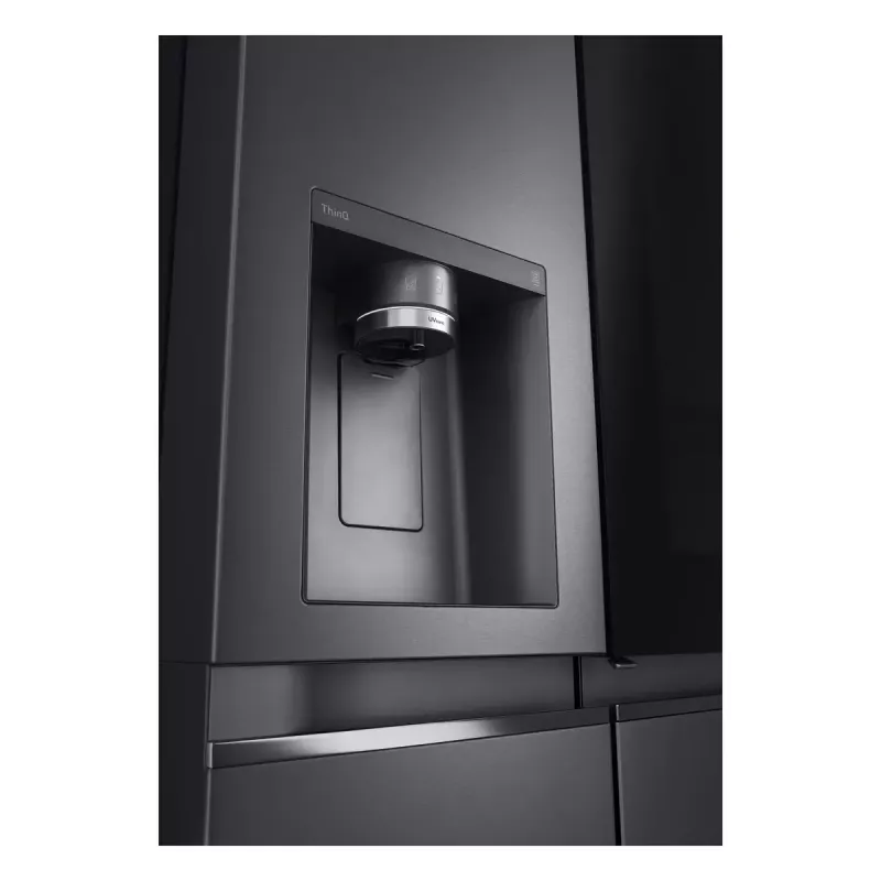 LG InstaView ™ ThinQ™ GSXV91MCAE Amerikietiškas šaldytuvas-šaldiklis 635 L