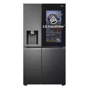 LG InstaView ™ ThinQ™ GSXV91MCAE Amerikietiškas šaldytuvas-šaldiklis 635 L