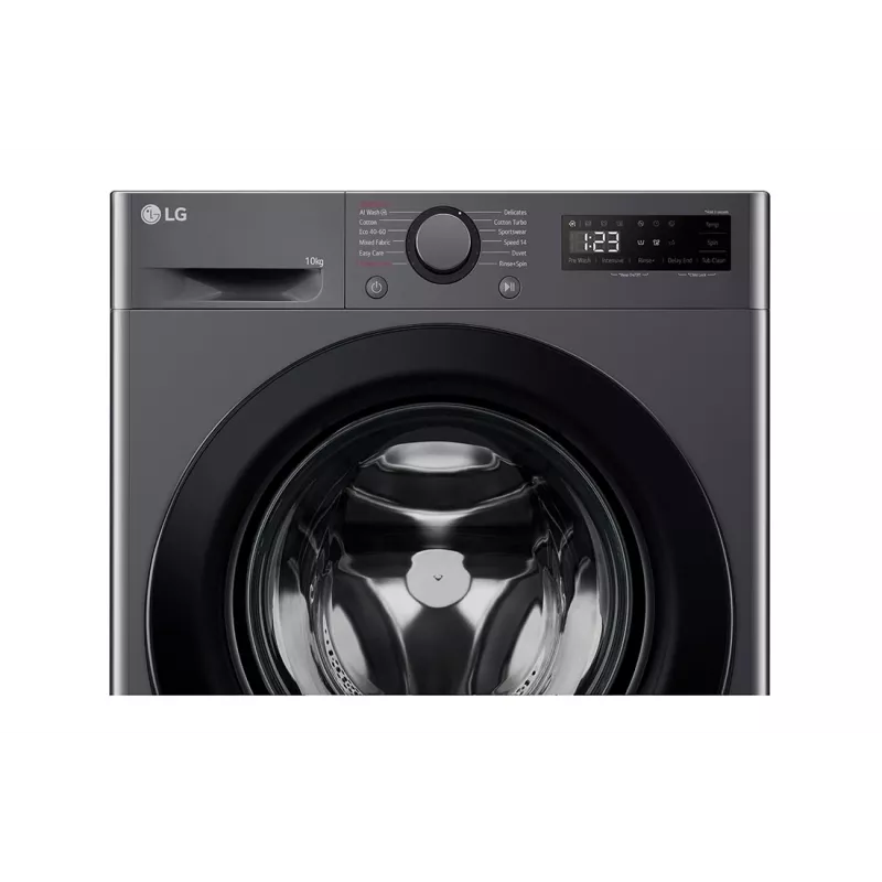 LG F4WR510SBM skalbimo mašina Priekinis įkrovimas 10 kg 1360 RPM Juoda