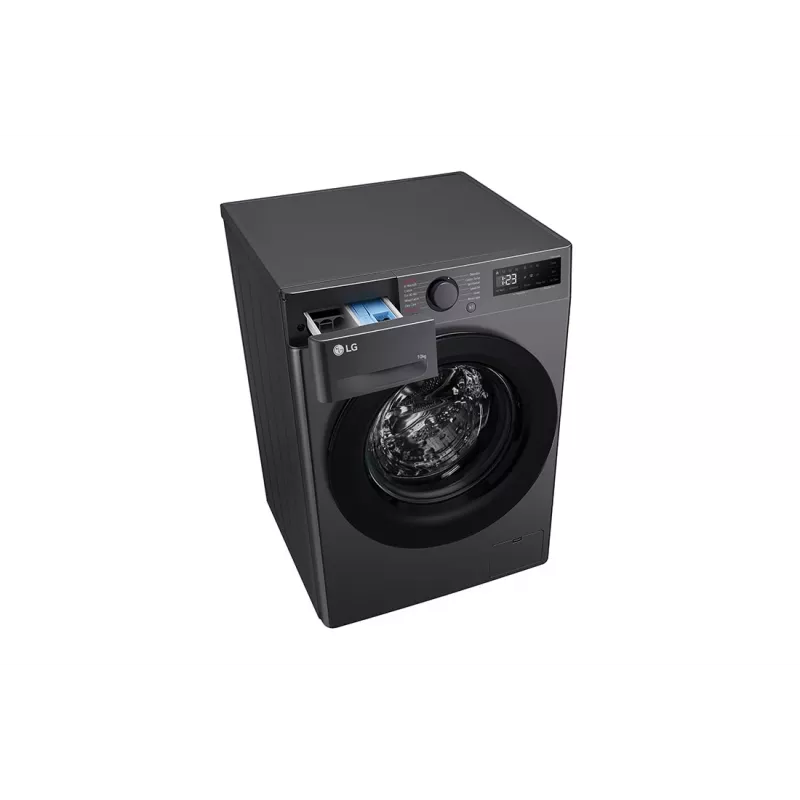 LG F4WR510SBM skalbimo mašina Priekinis įkrovimas 10 kg 1360 RPM Juoda
