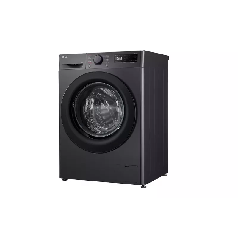LG F4WR510SBM skalbimo mašina Priekinis įkrovimas 10 kg 1360 RPM Juoda