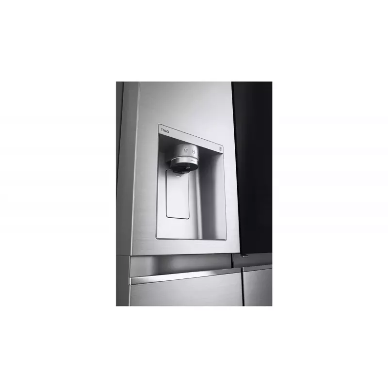 LG InstaView GSXV91PZAE šaldytuvas šoninis Freestanding 635 L juoda, nerūdijantis plienas