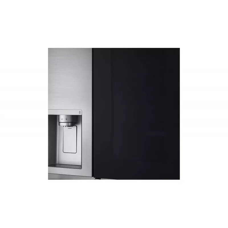 LG InstaView GSXV91PZAE šaldytuvas šoninis Freestanding 635 L juoda, nerūdijantis plienas
