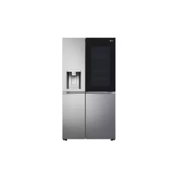 LG InstaView GSXV91PZAE šaldytuvas šoninis Freestanding 635 L juoda, nerūdijantis plienas