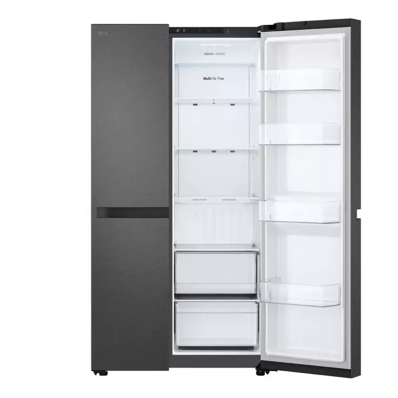LG GSBC40EPPE šaldytuvas su šoninėmis durelėmis Laisvai pastatomas 664 L E Juoda