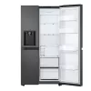 LG GSLC41EPPE šaldytuvas side-by-side, laisvai pastatomas, 641 l, juodas