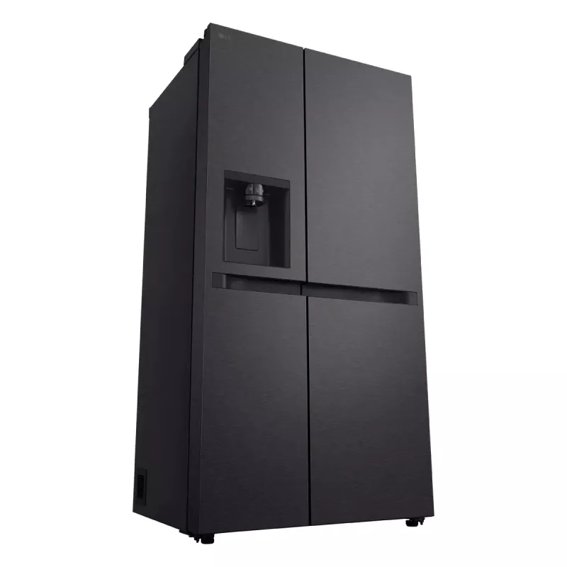 LG GSLC41EPPE šaldytuvas side-by-side, laisvai pastatomas, 641 l, juodas