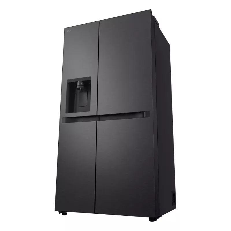 LG GSLC41EPPE šaldytuvas side-by-side, laisvai pastatomas, 641 l, juodas