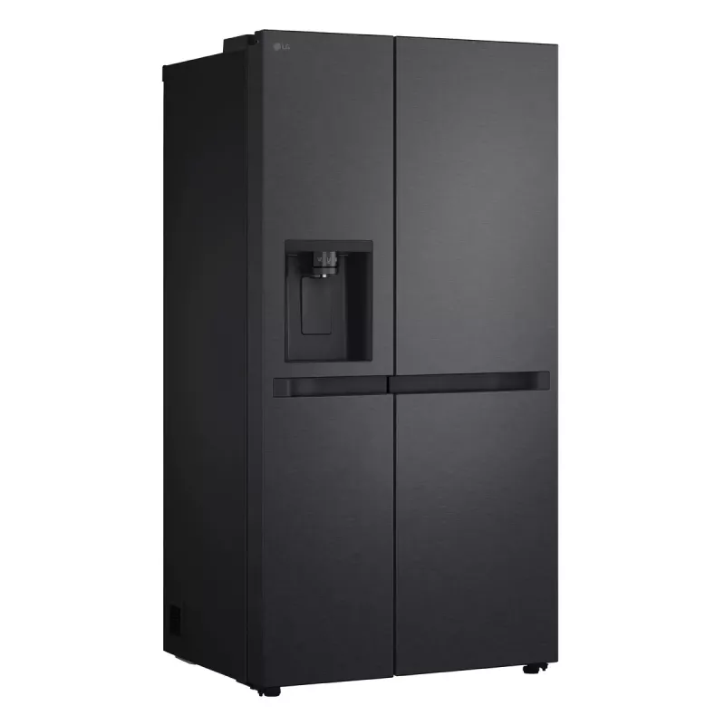 LG GSLC41EPPE šaldytuvas side-by-side, laisvai pastatomas, 641 l, juodas