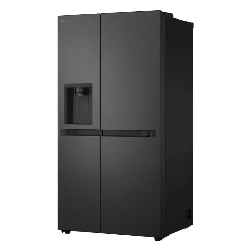 LG GSLC41EPPE šaldytuvas side-by-side, laisvai pastatomas, 641 l, juodas