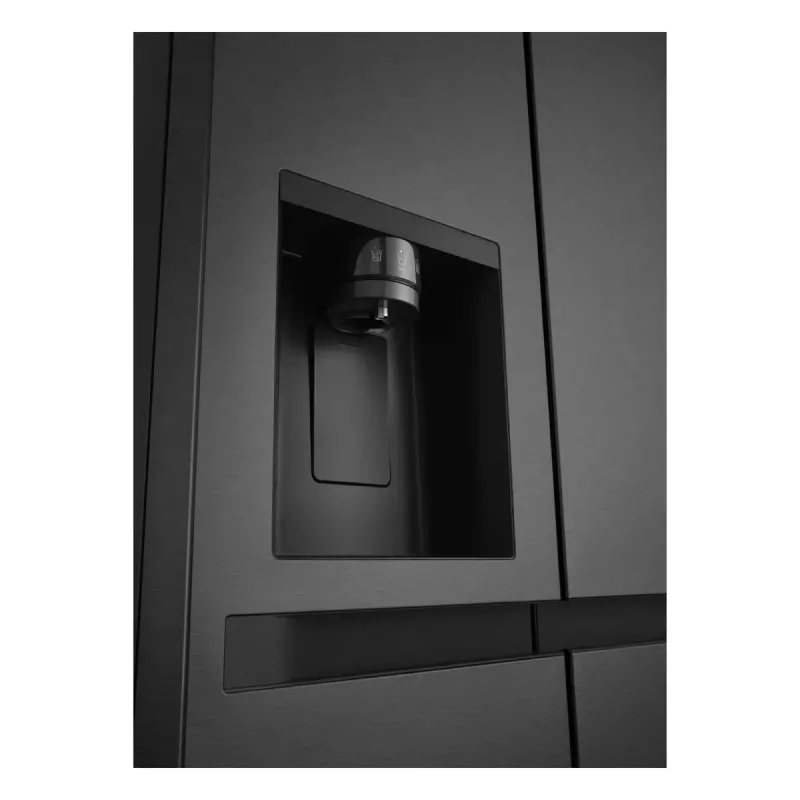 LG GSLC41EPPE šaldytuvas side-by-side, laisvai pastatomas, 641 l, juodas