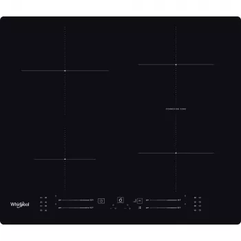 Whirlpool WB S2560 NE Juoda Įmontuojama 59 cm Indukcinė kaitlentė 4 kaitviečių