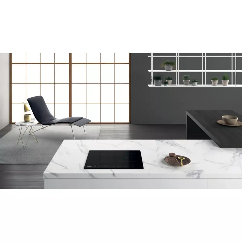 Whirlpool WB S2560 NE Juoda Įmontuojama 59 cm Indukcinė kaitlentė 4 kaitviečių