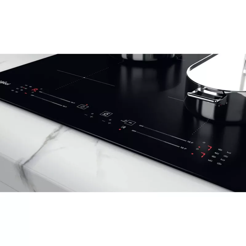 Whirlpool WB S2560 NE Juoda Įmontuojama 59 cm Indukcinė kaitlentė 4 kaitviečių
