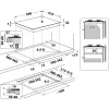 Whirlpool AKTL 629/S Sidabrinė Built-in Gas 4 zone(s)