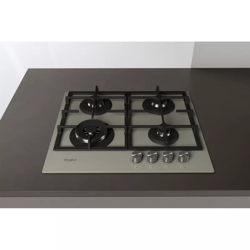 Whirlpool AKTL 629/S Sidabrinė Built-in Gas 4 zone(s)