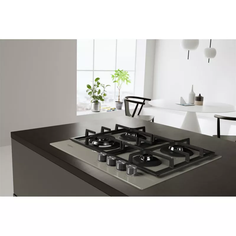Whirlpool AKTL 629/S Sidabrinė Built-in Gas 4 zone(s)