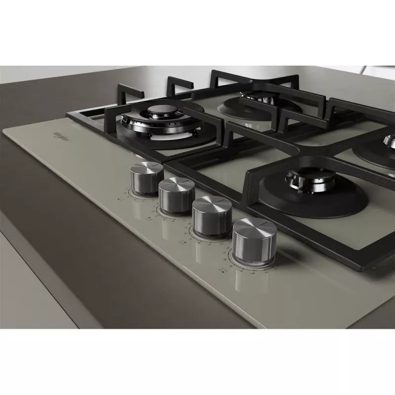 Whirlpool AKTL 629/S Sidabrinė Built-in Gas 4 zone(s)