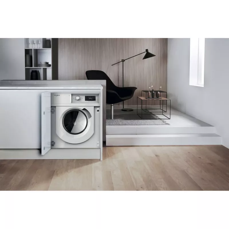 Whirlpool BI WMWG 71483E EU N skalbimo mašina, įkraunama iš priekio, 7 kg, 1351 aps./min., balta