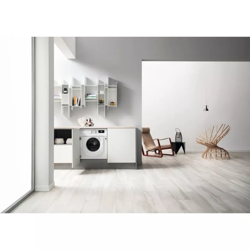 Whirlpool BI WMWG 71483E EU N skalbimo mašina, įkraunama iš priekio, 7 kg, 1351 aps./min., balta