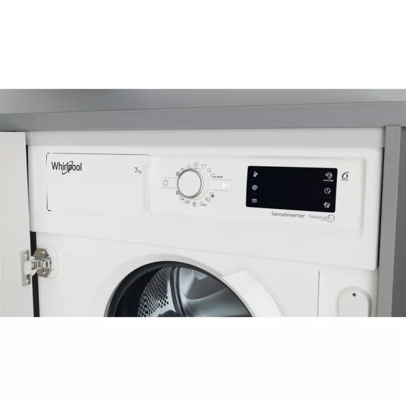 Whirlpool BI WMWG 71483E EU N skalbimo mašina, įkraunama iš priekio, 7 kg, 1351 aps./min., balta